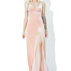 Dolls Kill So Swanky Velvet Maxi Dress
